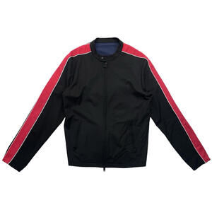 Diesel J-Devlin Hybrid Tailored Biker Jacket Black Blue Size EU 50 | US 40